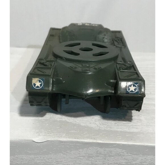 Vintage USA Military Toy Vehicles Set Of 3 Tank Motorcycle & Bus - Picture 4 of 16